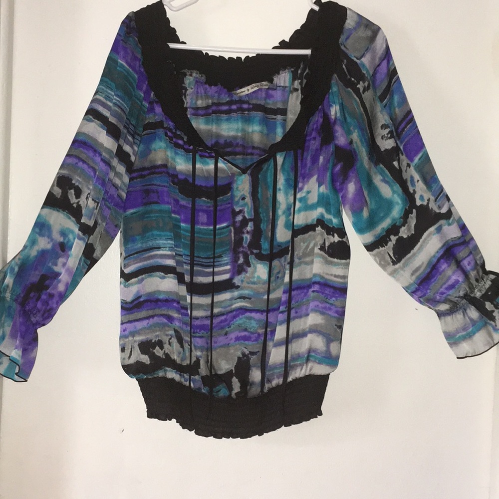 Blue and purple Blouse 💙💕